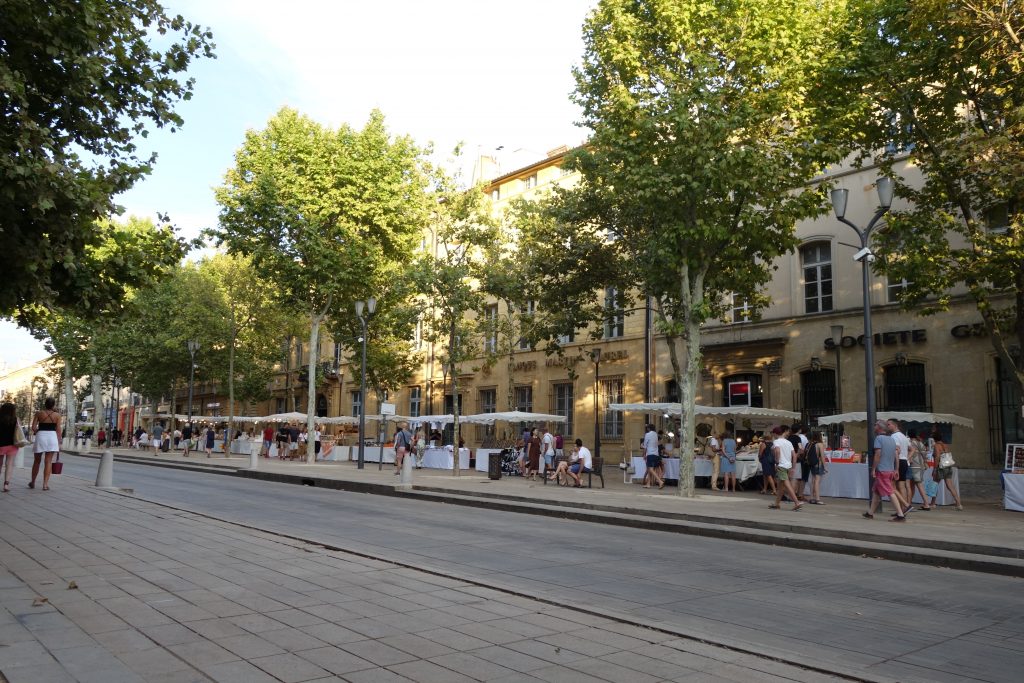 Cours Mirabeau in Aix-en-Provence