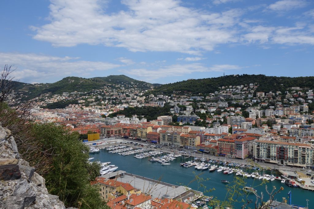 View from the Castle Hill in Nice