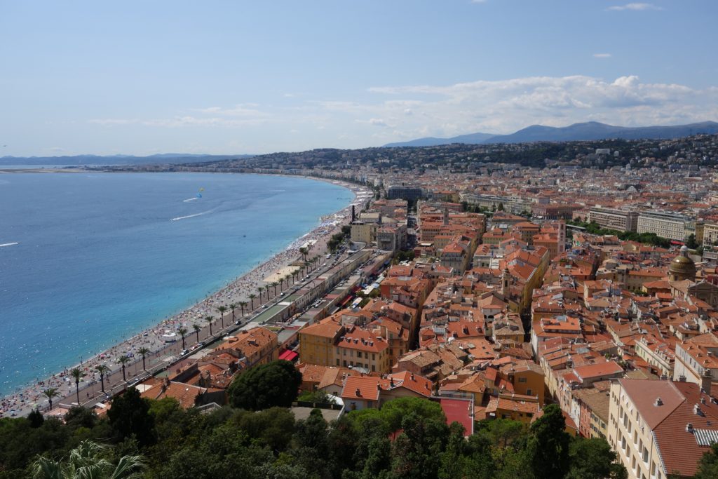 View from the Castle Hill in Nice