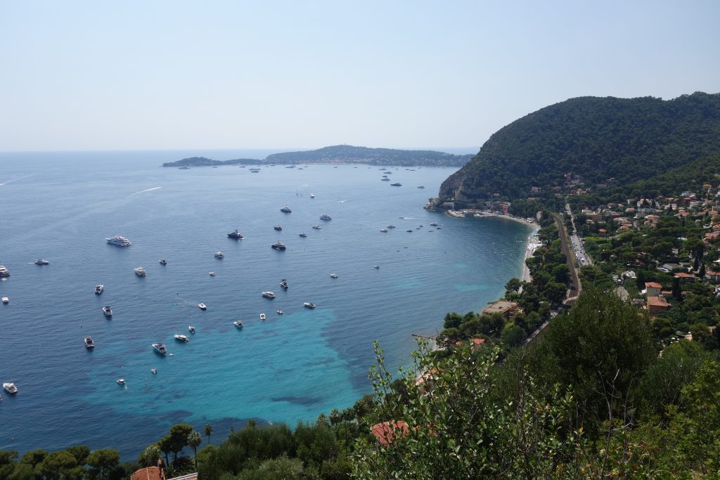View from the Nietzsche path