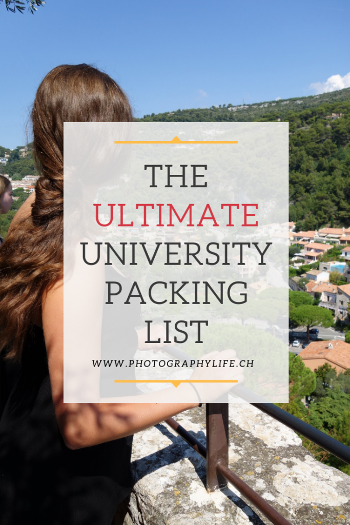 The Ultimate university packing list